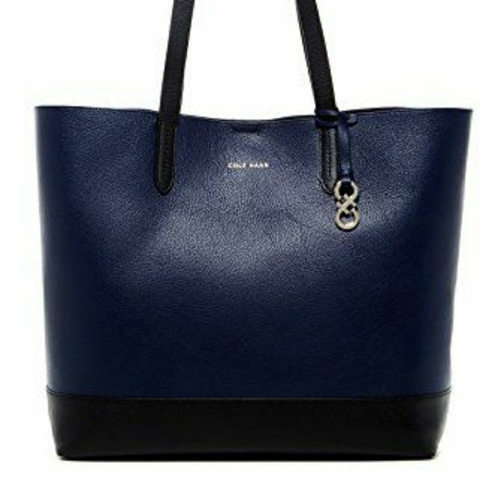 Cole haan leather tote bag